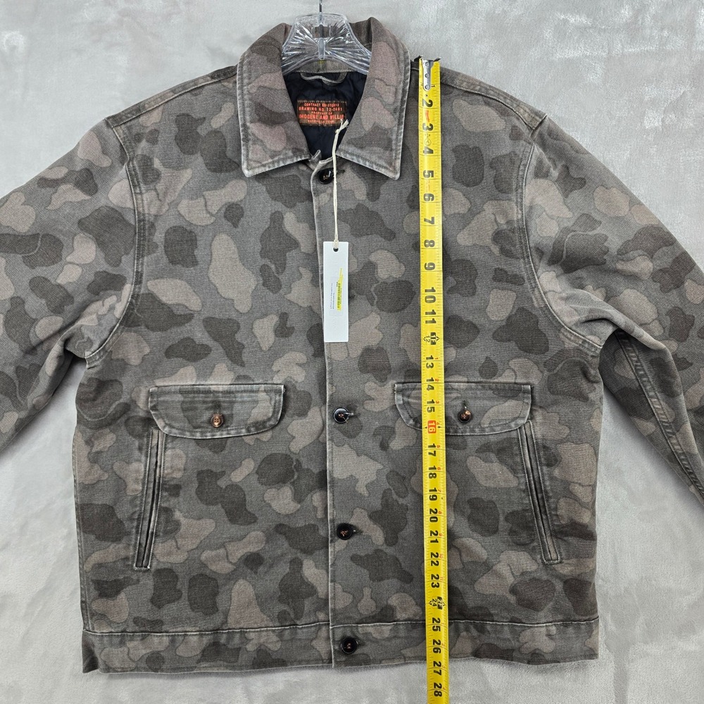 Imogene and Willie Quilt Lined Canvas Chore Coat Mens XL Camo Utility Jacket - Picture 5 of 8